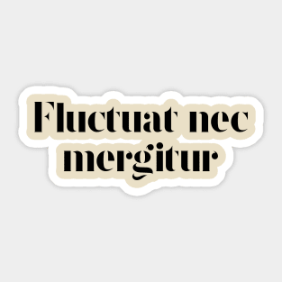 Fluctuat nec mergitur - Paris Motto Sticker